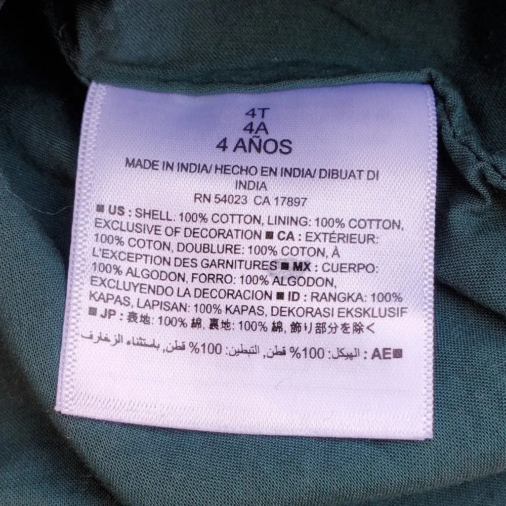 Old Navy green 3/4 sleeve shirt